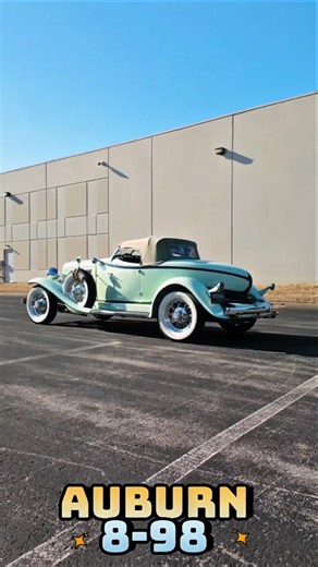 The 1931 Auburn 8-98 Boattail Speedster: A Daring Dive into Automotive Elegance
