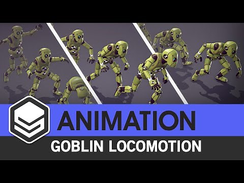 ANIMATION Goblin Locomotion - Animation Showcase by #syntystudios