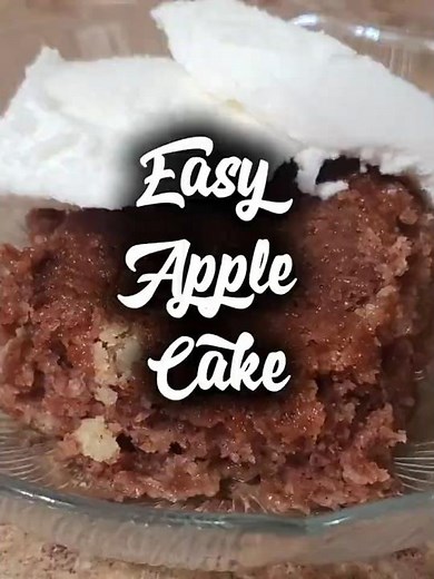 Easy Apple Cake #easyrecipe #apple #dessertrecipe