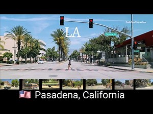 2020 Driving Tour of Pasadena, California USA [4K] Dash Cam Tours