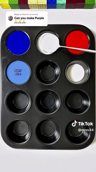 Color Mixing: Creating Purple from Red and Blue