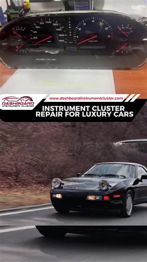 Instrument Cluster repair for 1989 Porsche 928. Professional restoration for gauges, speedometers, and dashboard displays 🏎️ Dashboard Instrument Cluster – USA 19591 NE 10th Ave, Building 3, Units F & G Miami, Florida 33179 miami@dashboardinstrumentcluster.com