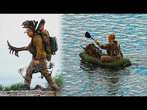 Bowhunting Caribou From a Raft in Remote Alaska | HUSH 4K HUNT FILM |