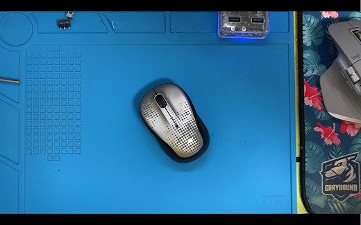 罗技优联无线鼠标m325拆解微动更换视频。