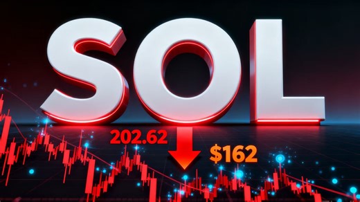 SOL崩了！7连跌砸穿25%，202成生死线，下一个目标162？