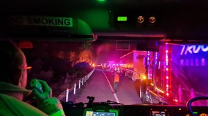 Grafton fiery inferno after two truck collision on Pacific Motorway