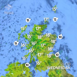 17 reactions | A day of sunshine and showers. ☀️ Some of the showers will be on the heavy side, but will ease from the west later. Highs of just 18C, with a chilly night to follow! | STV Weather | Facebook