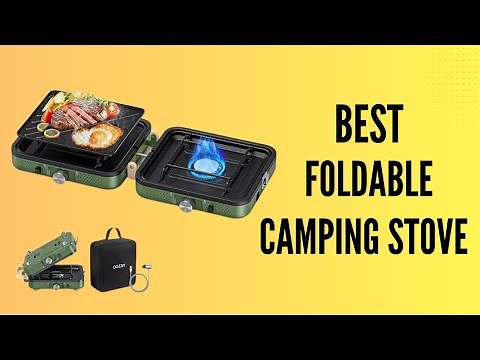 Best Foldable Camping Stove with Griddle of 2025 | OGERY Portable 2 Burner Review