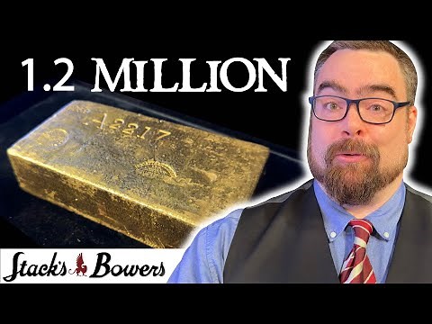 Stack's Bowers - I Held the 400 oz Gold Bar + Millions in RARE Gold & Silver Coins