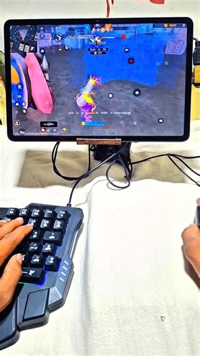 free fire video keyboard and mouse🖥🖱 with redmi pad pro 2 5g #mixpro #geekgamer #ggmousepro2 #shorts