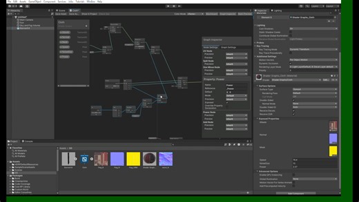使用unity shadergraph制作简单的旗帜飘动