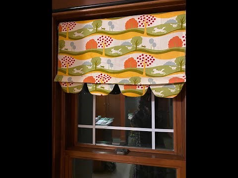 How to make your own Window Shade using your Favorite Fabric