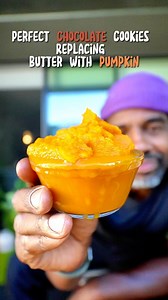 Replacing Butter with Pumpkin 🎃🎃🎃I know Labor Day has yet to pass, and he is bringing the pumpkins out already. lol Do you like pumpkins?The Perfect Chocolate Chip Cookies With Pumpkin is back on rotation for the pumpkin season. As you know, we start slapping pumpkins in everything around this time of the year. I replaced the butter with pumpkin purée in this recipe, and the texture came out soft and fluffy. What should I slap pumpkin in next? I have a surprise one coming up tomorrow. This re