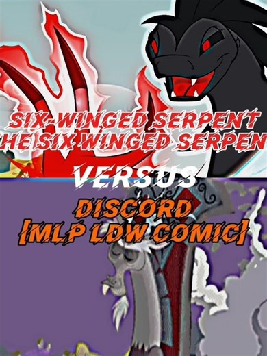 Six-Winged Serpent vs Discord #mlp #mylittlepony #battle #mlps