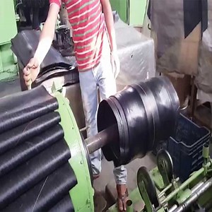 13K views · 42 reactions | Semi-automatic Tire Building Machine | Machinery Over Time | Facebook