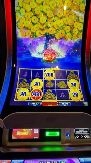 Lucky Trio Lotus NEW GAME BONUS First SPIN! #slots #casino