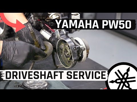 How To Service the Drive Shaft on a Yamaha PW50
