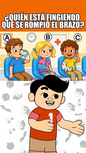 ¿QUIÉN ESTÁ FINGIENDO QUE SE ROMPIÓ EL BRAZO?