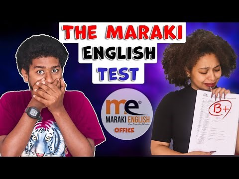 THE MARAKI ENGLISH TEST