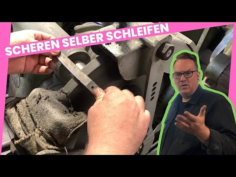 Scheren selber schleifen? Worauf kommt es an?