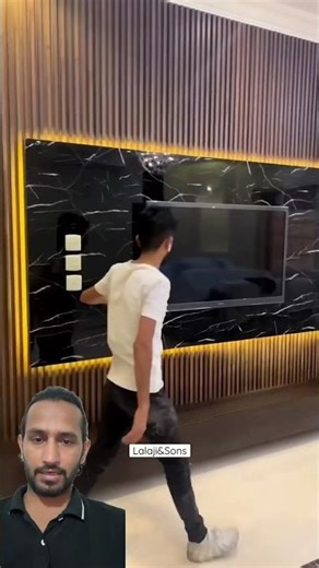 Modern LCD Wall Panel | Stylish Aur Smart Interior Idea 🔥 #home