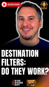 Destination Filters: Do They Work? . . . . . . #therideshareguy #rideshare #ridesharing #rideshares | The Rideshare Guy