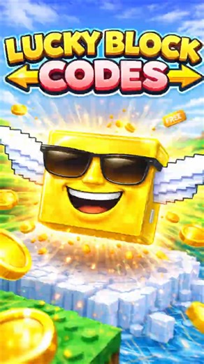 FREE Become A Lucky Block Codes #roblox #codes #robloxgames