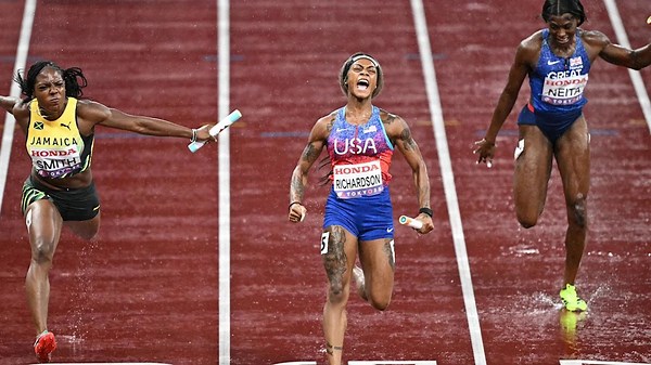 2025 World Athletics Championships: U.S. men and women take gold in 4x100m relay