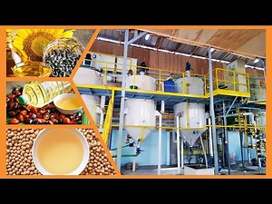 Efficient cooking oil refinery machine | edible oil refining plant | cooking oil making plant