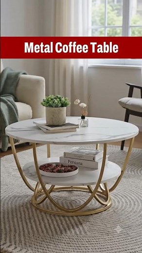 Metal Coffee Table #homegadgets #furnituredesign #teatable