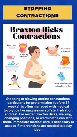 Stopping Pregnancy Contractions: A Scientific Breakdown #pregnancy #viral #trending #youtubeshorts ✨