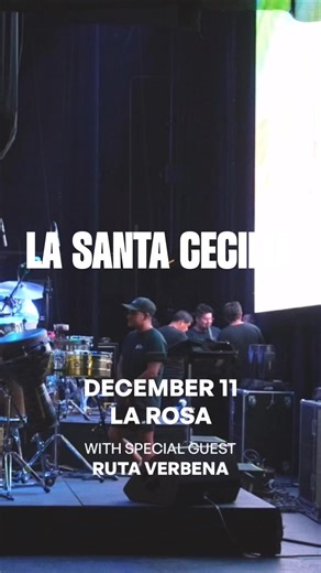 Catch La Santa Cecilia live at La Rosa on December 11th! | La Rosa