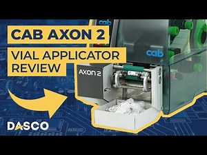 Cab Axon 2 Vial Label Applicator Overview