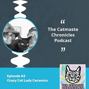 1.6K views | Our interview with @chattycatscare on there Catmaste Chronicles Podcast is LIVE! https://open.spotify.com/episode/6jg7HgF4q5evvvzYOwrfeV?si=bY8_d41NSG6l6Fh0en95HQ | CRAZY CAT LADY Ceramics | Facebook