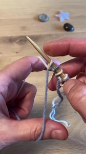 24 reactions | For a 2-colour Italian cast-on, start by making a...