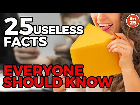 25 Useless Facts Everyone Should Know