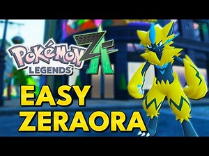 How to get ZERAORA in Pokemon Legends ZA Mega Dimension