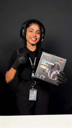 8.5K views · 229 reactions | HAVIT Fuxi-H3 Gaming series-2.4G Gaming Headphone Black 12,000 L K R Click here: https://t.ly/LdLww Hotline: 077 722 3363 www.chamacomputers.lk #ChamaComputers #Havit #headphone | Chama Computers | Facebook