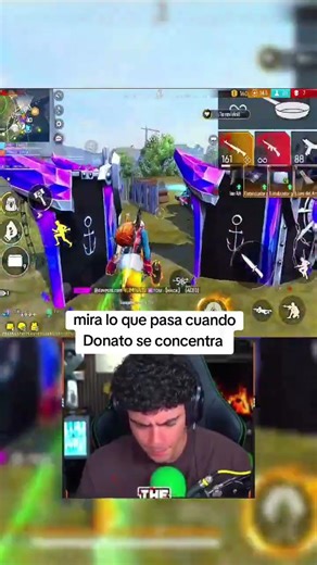 mira lo que pasa cuando donato se concentra #freefire #craftland #frefirelatam #videoviral #parati