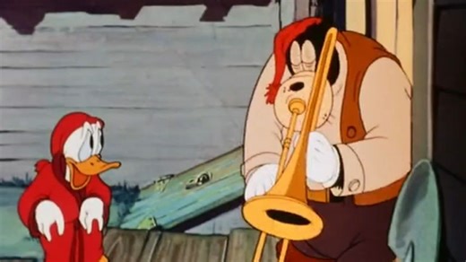 【迪士尼动画】Trombone Trouble 伸缩喇叭的麻烦（1944）
