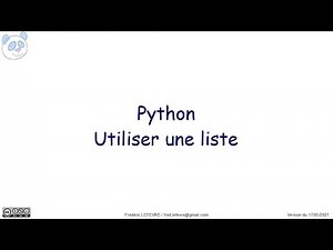 Python - Using a list