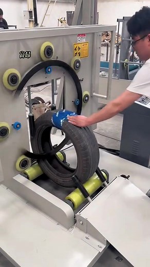 Tyre Rapping machine | Amaizing skills