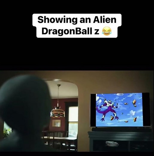 Showing an Alien Dragon Ball Z