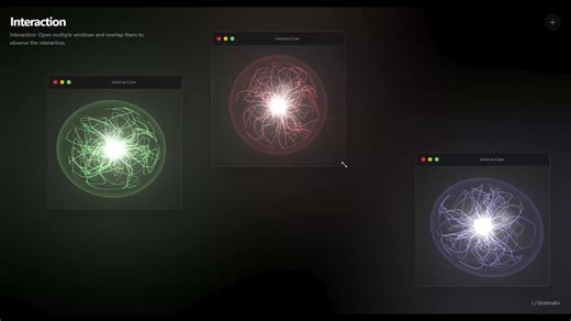 What if browser windows could feel each other?Interaction - open multiple windows, drag them over each other, and watch Just custom GLSL + stencil buffers making windows interact like living organisms. Like/ RT if you like it #CreativeCoding @threejs @reactthreefiber #WebGL #GLSL #Frontend #TechArt #Interaction