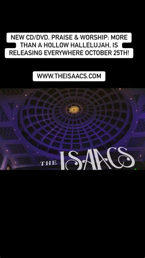 We are excited to announce that our NEW CD/DVD, Praise & Worship: More Than A Hollow Hallelujah, is releasing everywhere October 25th! Listen to our version of "Goodness of God" and pre-order your copy here: https://gaithermusic.lnk.to/PraiseAndWorship-MoreThanAHollowHallelujahAlso available at: www.theisaacs.com | The Isaacs