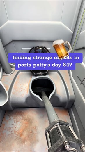 Porta Potty Cleaning: ASMR Sanitizing and Satisfying Scrubbing