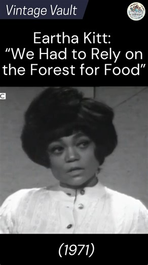 Vintage & Iconic African American Everything on Instagram: "Eartha Kitt gets raw about her rough childhood and being brought up in extreme poverty in this 1971 interview with Ronnie Williams #EarthaKitt #BlackHistory #Interview"