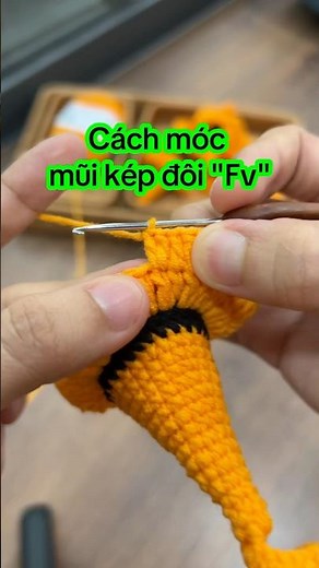 Cách móc mũi kép đôi "Fv" #moclentivi #hocmoclen #daymoclen #crochet #mockhoadep #handmade