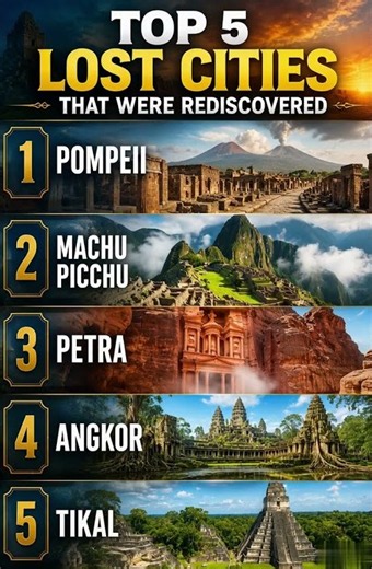 5 Lost Cities Rediscovered After Centuries!