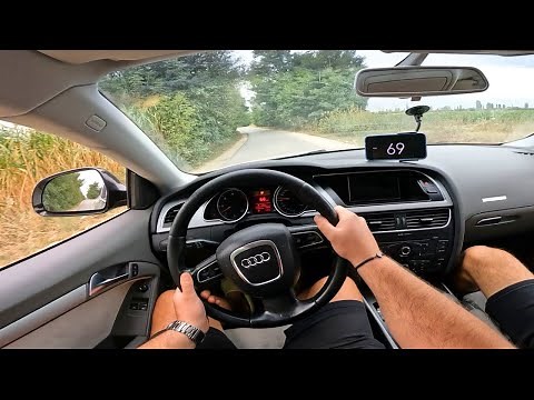 AUDI A5 Coupe 2.7 TDI 2008 [187HP] - POV TEST DRIVE